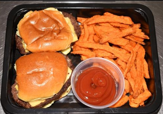 PROTEIN PLUS! FIT BEEF & CHEESE SLIDERS WITH SWEET POTATO FRIES