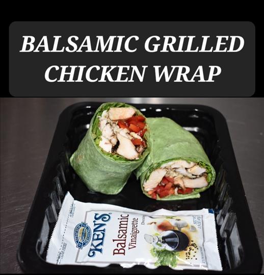 BALSAMIC GRILLED CHICKEN WRAP