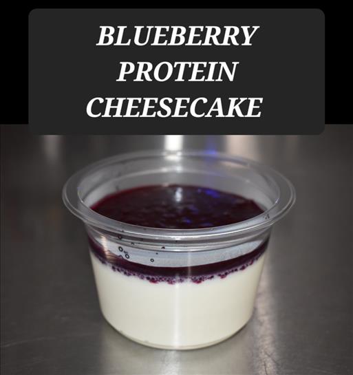BLUEBERRY PROTEIN CHEESECAKE