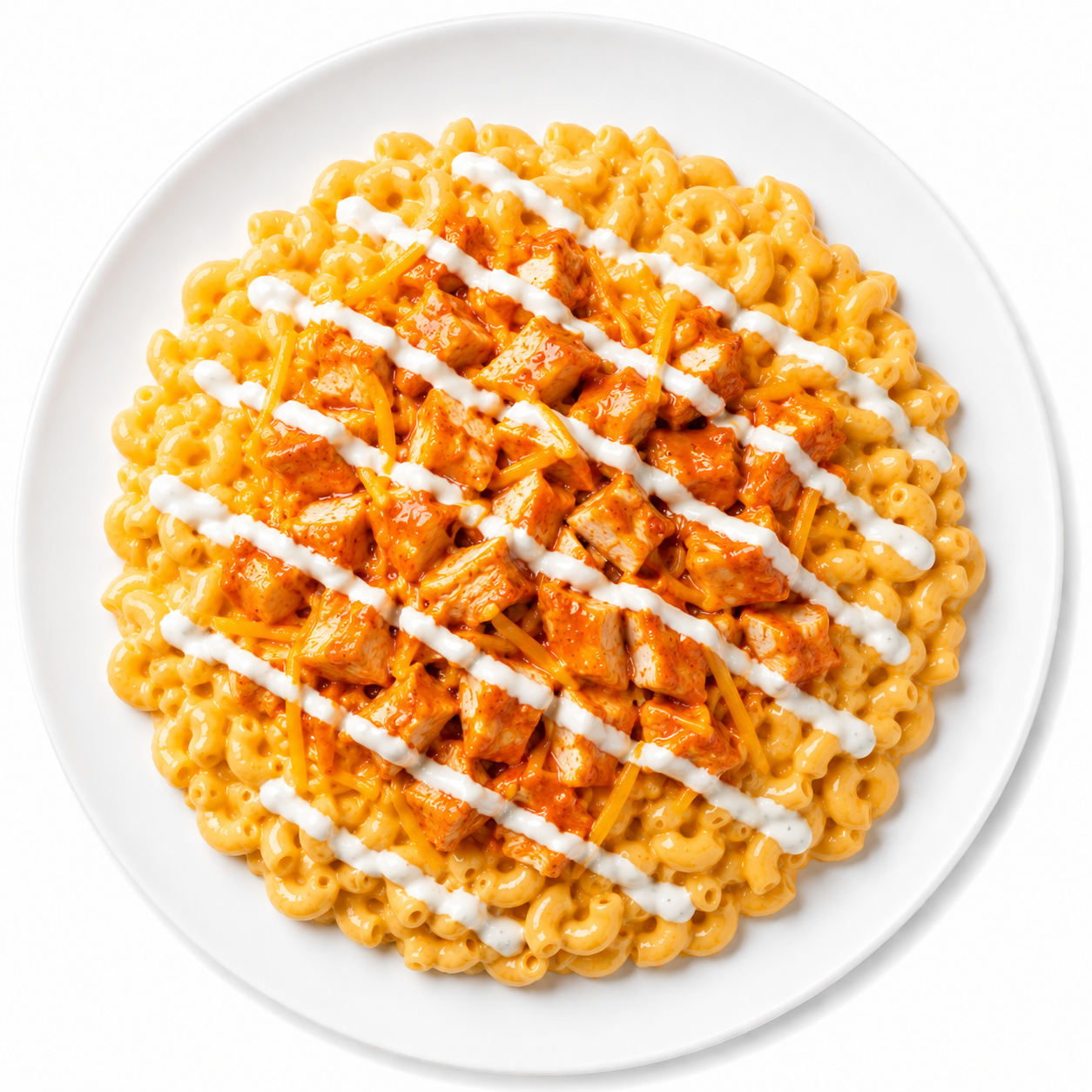 BUFFALO CHICKEN MAC-N-CHEESE