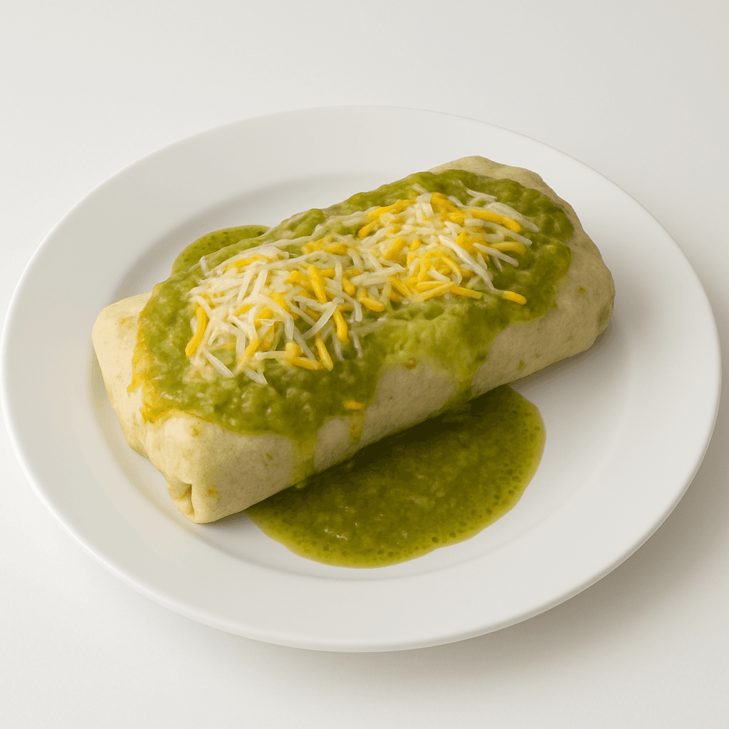 PROTEIN PLUS! SMOTHERED CHICKEN MONSTER BURRITO