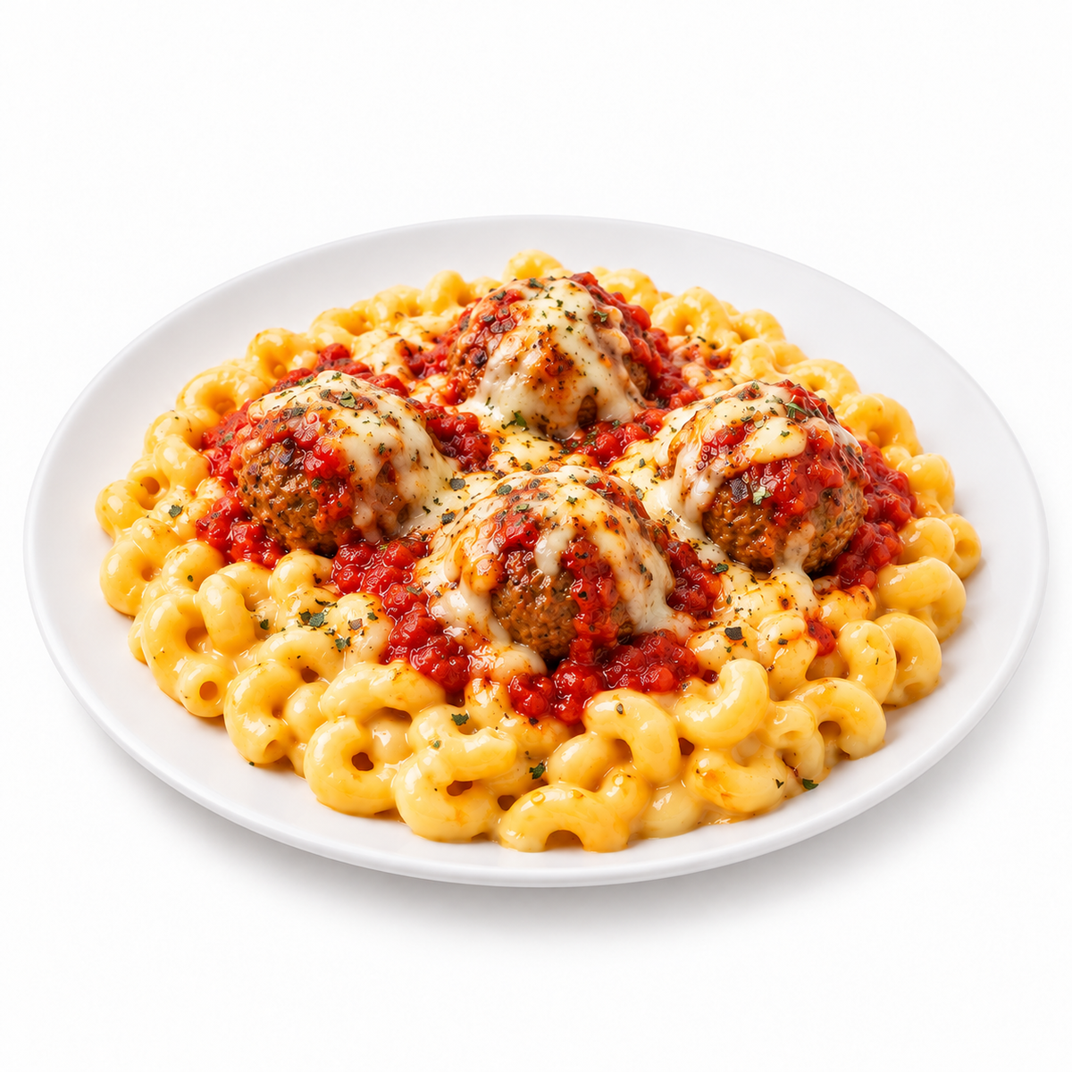 HMD VALUE MEAL: PARMESAN MEATBALL MAC N CHEESE