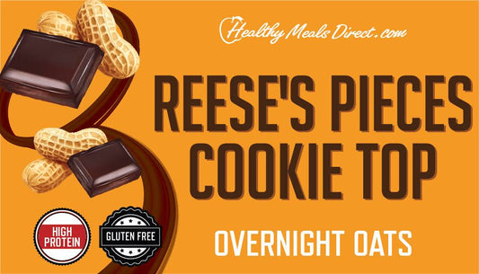 REESES PIECES COOKIE TOP OVERNIGHT OATS