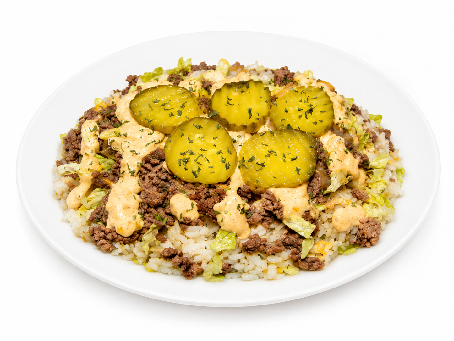 PROTEIN PLUS! BIG MAC RICE BOWL