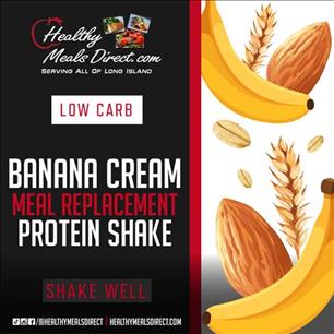 LOW CARB BANANA CREAM MEAL REPLACEMENT PROTEIN SHAKE