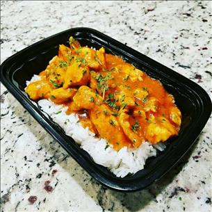 COCONUT CURRY CHICKEN AND RICE
