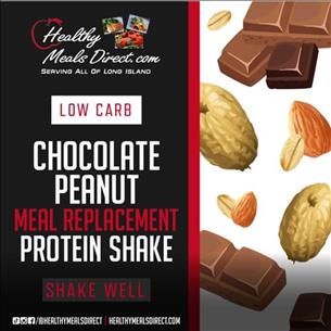 LOW CARB CHOCOLATE PEANUT BUTTER MEAL REPLACEMENT PROTEIN SHAKE
