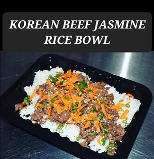 KOREAN BEEF JASMINE RICE BOWL