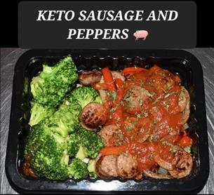 KETO SAUSAGE AND PEPPERS