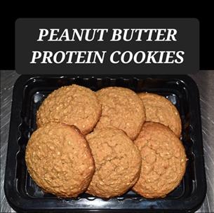 PEANUT BUTTER PROTEIN COOKIES (2 servings per container)