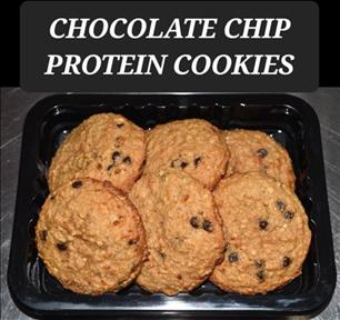 CHOCOLATE CHIP PROTEIN COOKIES (2 servings)