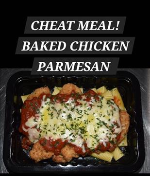 CHEAT MEAL! BAKED CHICKEN PARMESAN