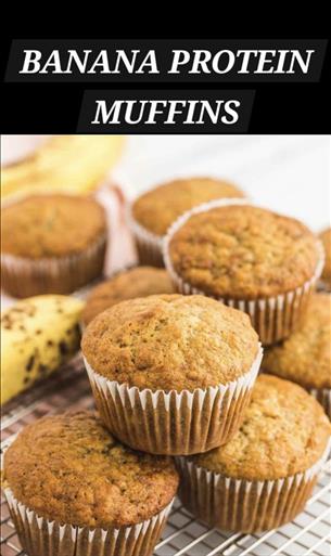 BANANA PROTEIN MUFFINS (2 SERVINGS)