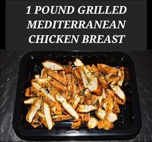 1 POUND GRILLED MEDITERRANEAN CHICKEN BREAST