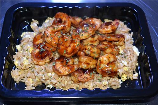 TERIYAKI GRILLED SHRIMP FRIED RICE BOWL