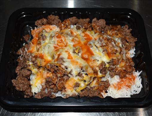 BIGGY BEEF TACO RICE BOWL