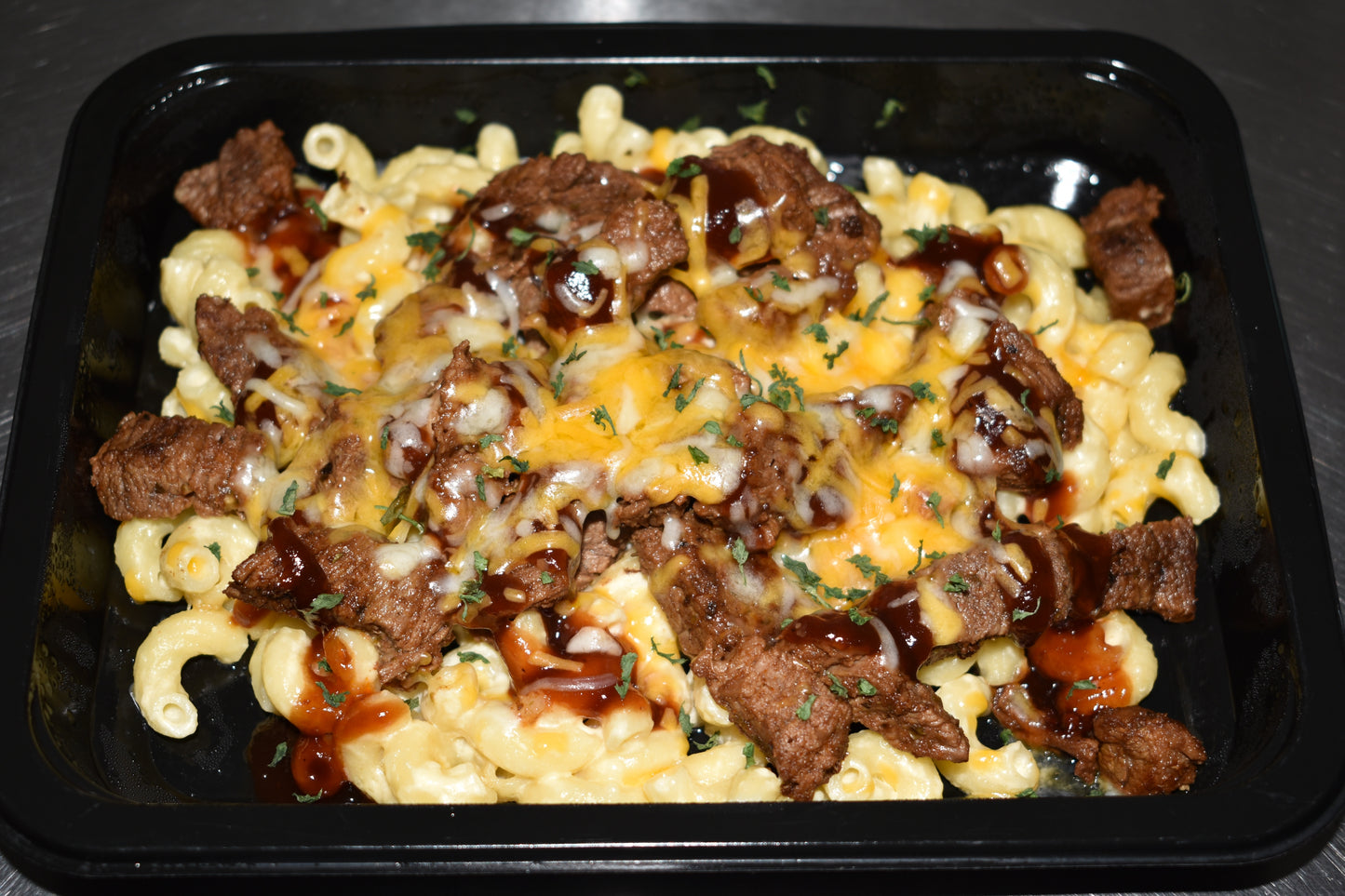 PROTEIN PLUS!  STEAK MAC & CHEESE