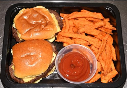 PROTEIN PLUS!  FIT BEEF & CHEESE SLIDERS WITH SWEET POTATO FRIES