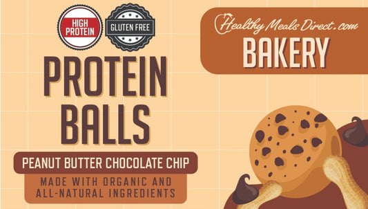 PEANUT BUTTER CHOCOLATE CHIP PROTEIN BALLS (2 servings)