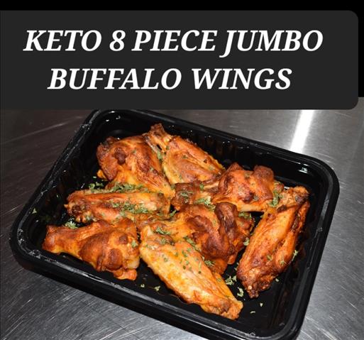 KETO 8 PIECE JUMBO BUFFALO WINGS