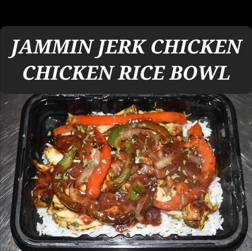 JAMMIN JERK CHICKEN RICE BOWL