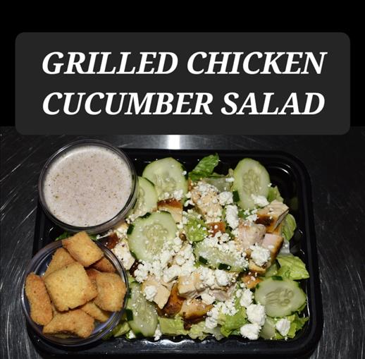 GRILLED CHICKEN CUCUMBER SALAD