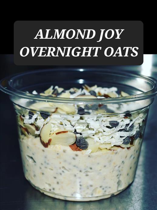 ALMOND JOY OVERNIGHT OATS