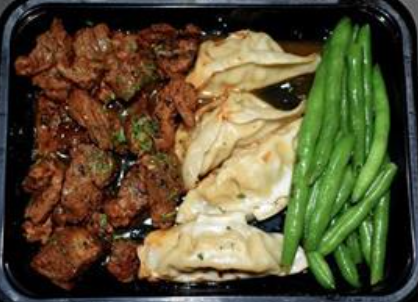 TERIYAKI STEAK AND CHICKEN DUMPLINGS