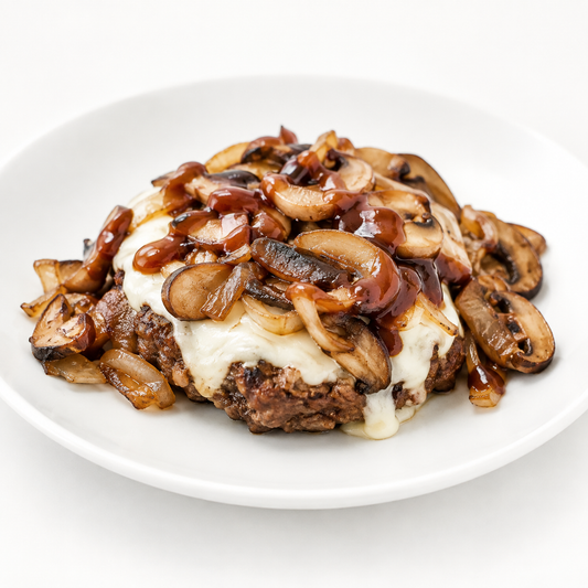 KETO BUNLESS BBQ ROADHOUSE BURGER