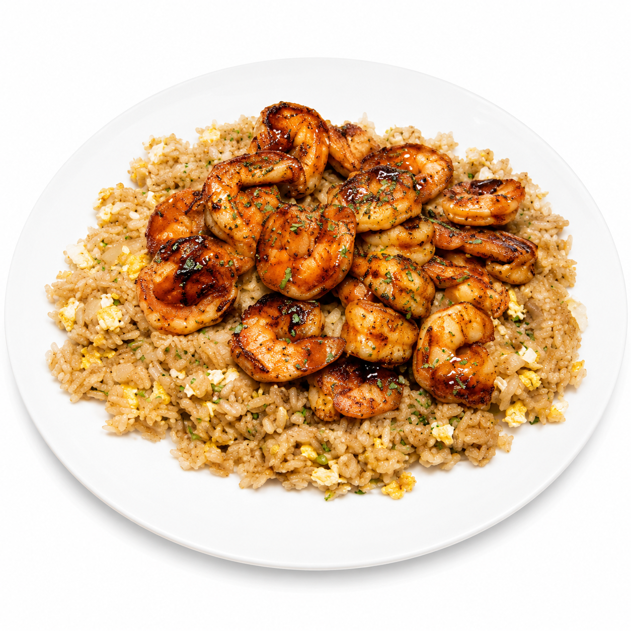 TERIYAKI GRILLED SHRIMP FRIED RICE BOWL