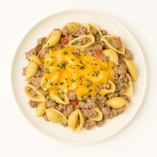 PROTEIN PLUS! PHILLY CHEESESTEAK PASTA