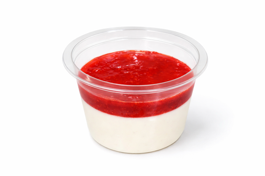 STRAWBERRY PROTEIN CHEESECAKE
