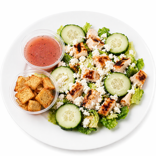 GRILLED CHICKEN CUCUMBER SALAD