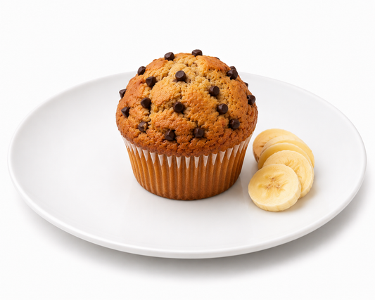 BANANA CHOCOLATE CHIP PUFFIN (PROTEIN MUFFIN)