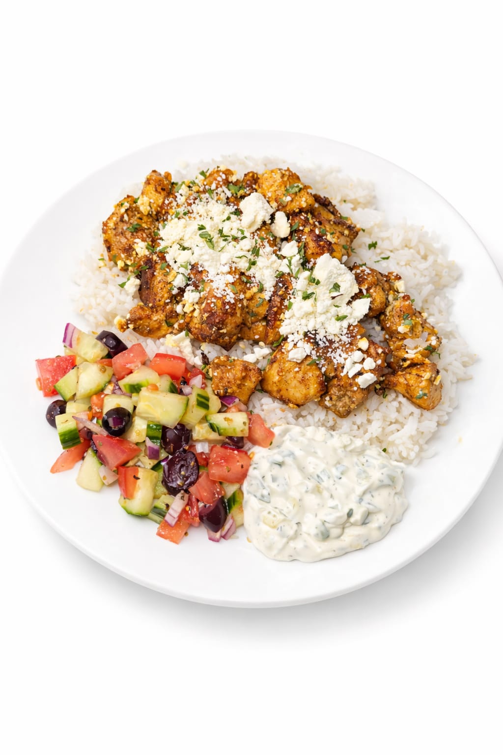 CHICKEN GYRO RICE BOWL