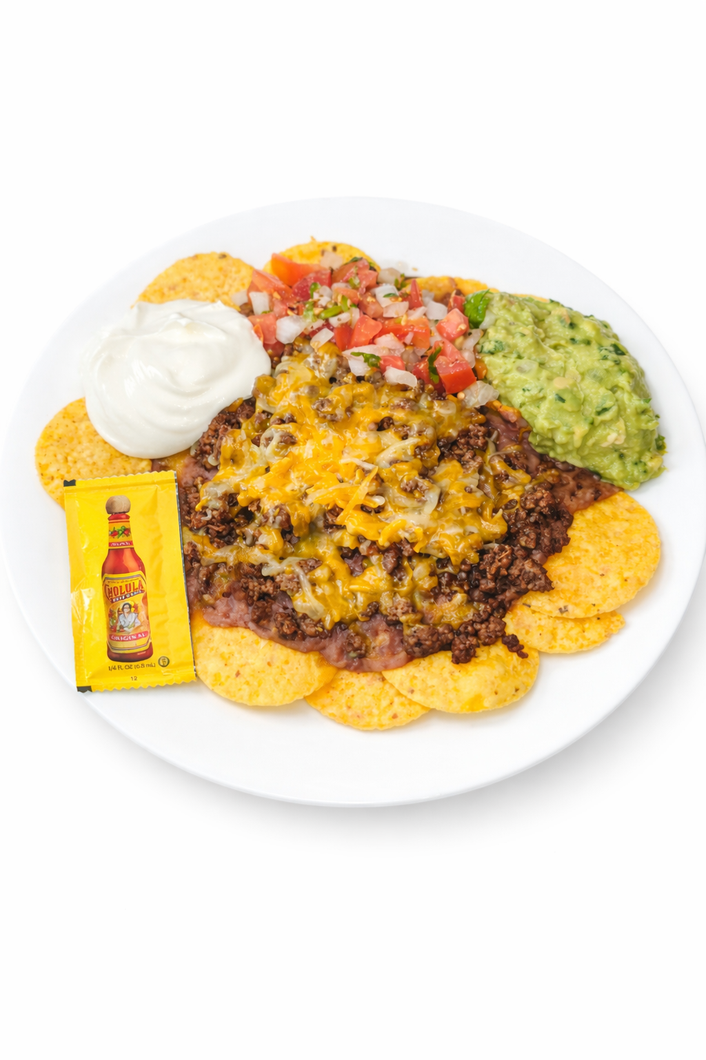 PROTEIN PLUS! SUPREME BEEF AND CHEESE NACHOS