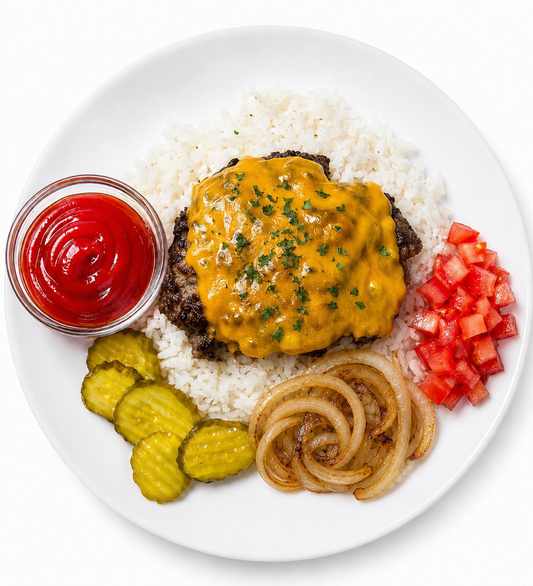 PROTEIN PLUS! SMASH BURGER RICE BOWL