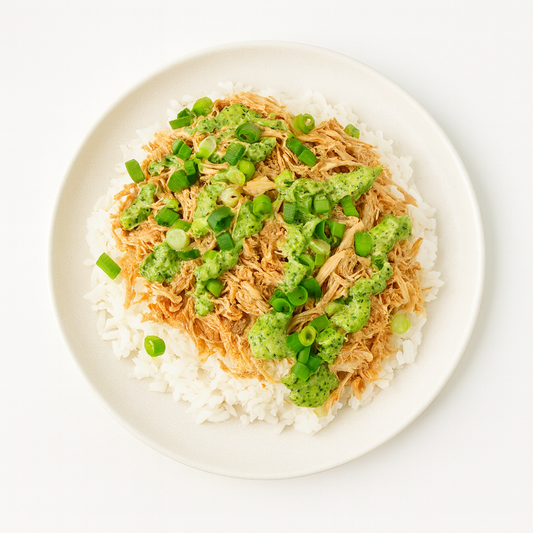 INFUSED CILANTRO PULLED CHICKEN BOWL