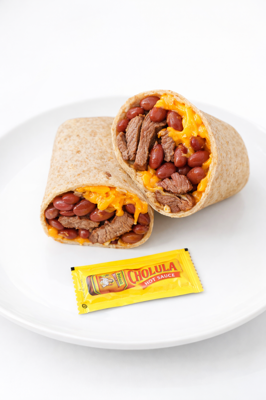 KETO STEAK AND BEAN BURRITO