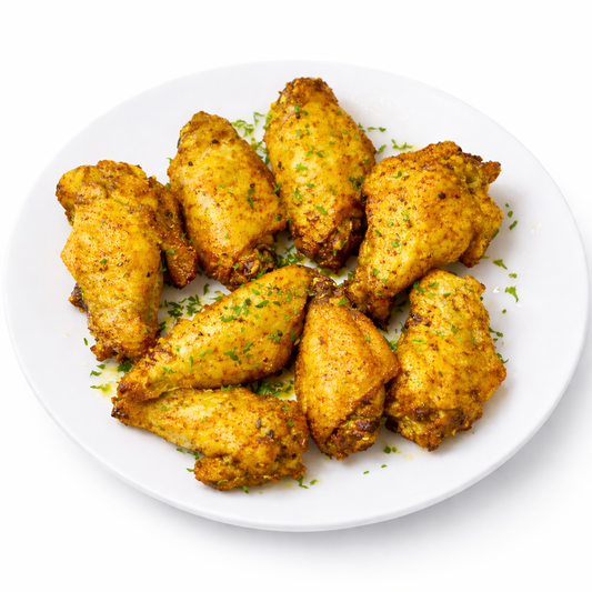 HMD VALUE MEAL: KETO 8 PIECE JUMBO CURRY CHICKEN WINGS