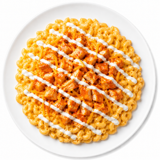 BUFFALO CHICKEN MAC-N-CHEESE