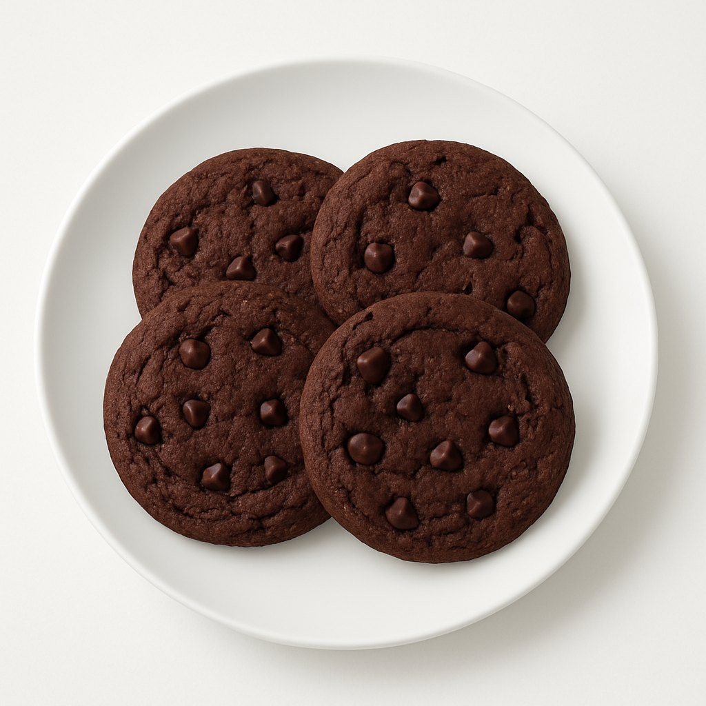 TRUE PROTEIN- KETO DOUBLE CHOCOLATE BROWNKIES (kinda like a brownie, kinda like a cookie)