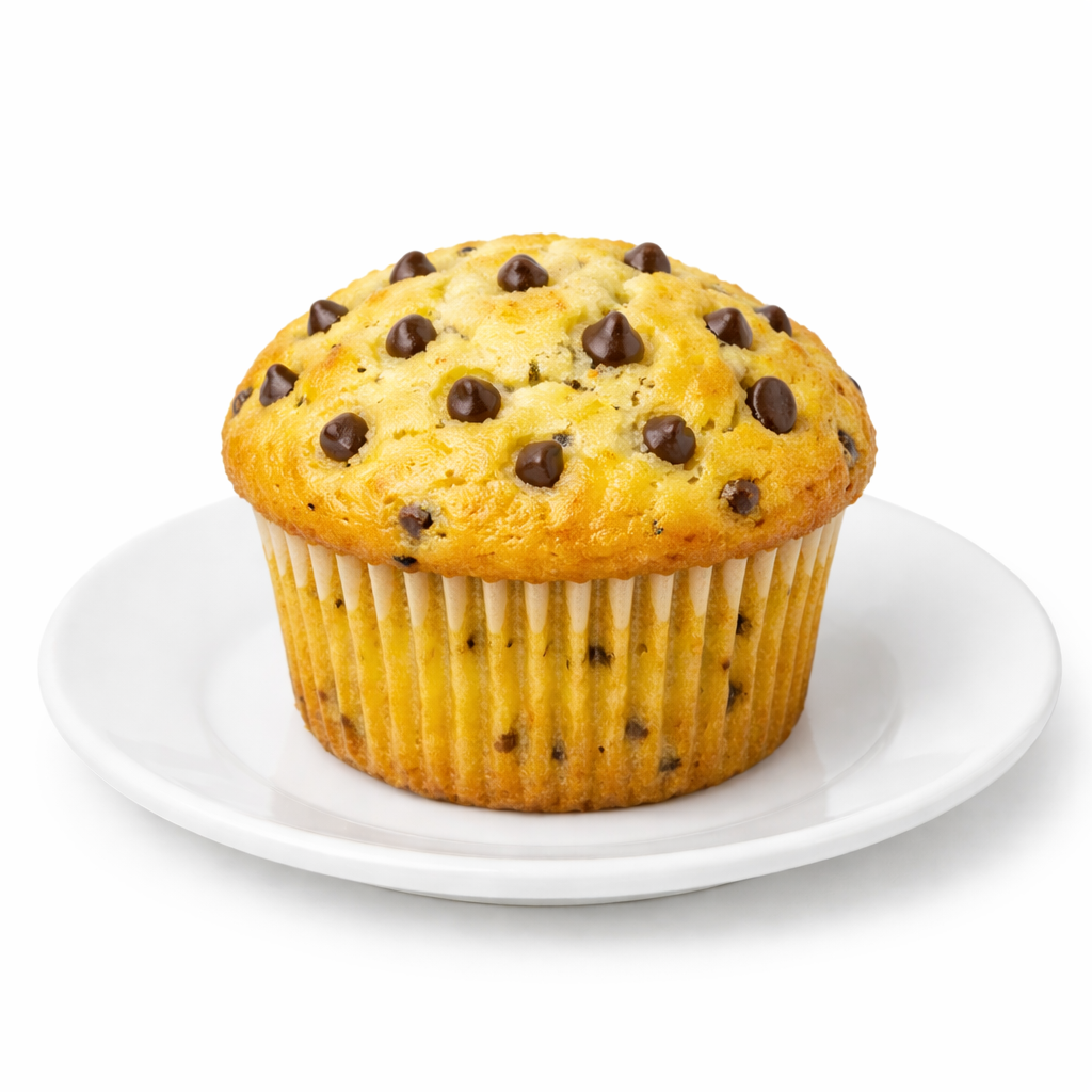 TRUE PROTEIN: BANANA CHOCOLATE CHIP PROTEIN MUFFIN