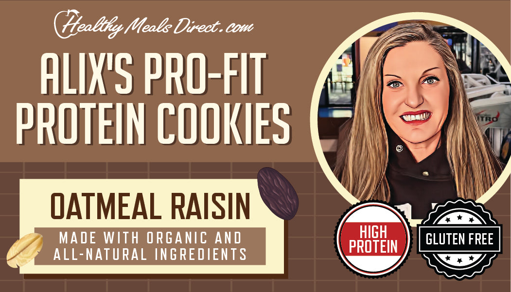 ALIX'S PRO-FIT PROTEIN OATMEAL RAISIN COOKIES (2 servings)