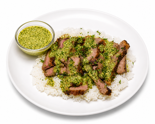 CHIMICHURRI STEAK RICE BOWL