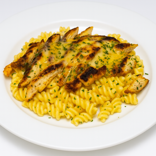 SPICY HABANERO JACK GRILLED CHICKEN MAC N CHEESE