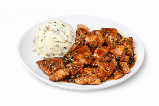 BROWN SUGAR GLAZED PORK LOIN TID-BITS