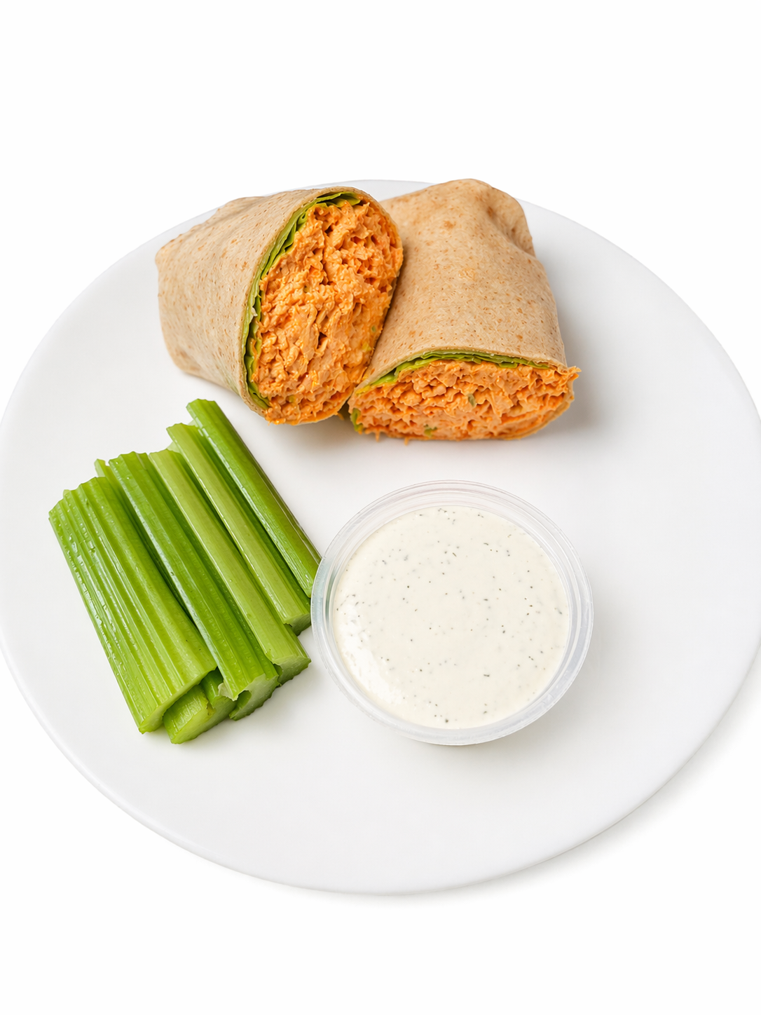 KETO BUFFALO CHICKEN WRAP