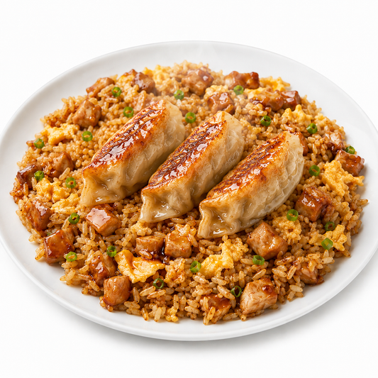 TERIYAKI CHICKEN DUMPLING STACK